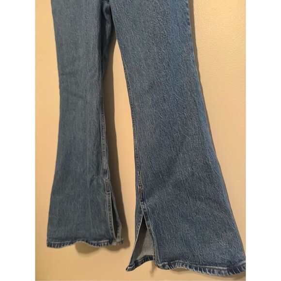 Abercrombie & Fitch Blue Flare Jeans - Picture 2 of 8